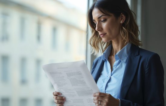 employee-working-with-document